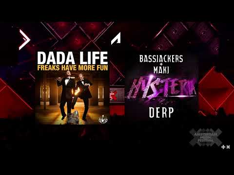 Bassjackers, MAKJ vs. Dada Life - Derp vs. Freaks Have More Fun (Martin Garrix Mashup)