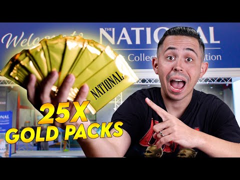 I Pulled a NEBULA From 25x Exclusive National Gold Packs! 🏆