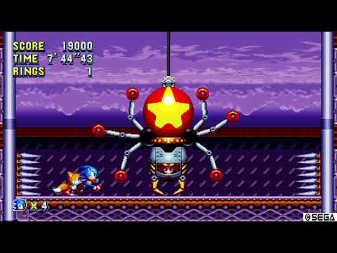 Sonic Mania Flying Battery Zone Act 2 Boss
