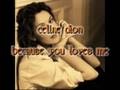 celine dion- because you loved me- karaoke + ...