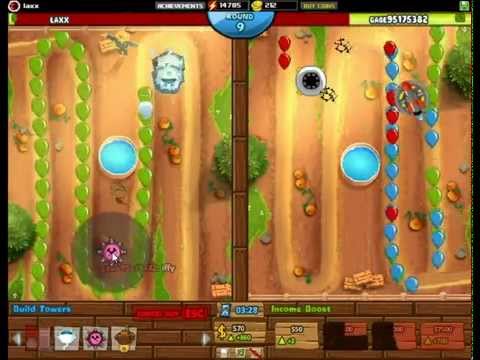 BTD Battles - Defending with random towers E88 What's luck got to do with it?