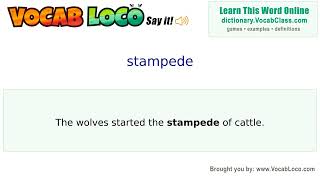 Video thumbnail for stampede