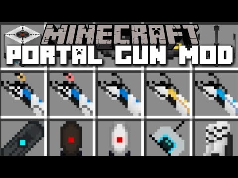 Portal Gun Mod MineCraft 1.7.10 (+Ссылка)