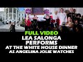 LEA SALONGA AND ANGELINA JOLIE At THE WHITE HOUSE LEA SALONGA NORM LEWIS JESSICA VOSK PERFORM