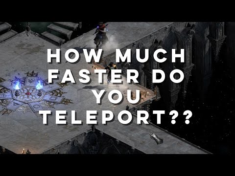 105 Fcr Teleport VS 200 Fcr #shorts #diablo2resurrected