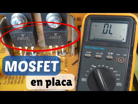 How to measure MOSFET with a multimeter on a power supply board
