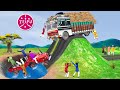 Speed Bump Truck Rescue Comedy Hindi Stories Collection Tractor Rescue Hindi Kahani Fun Comedy Video