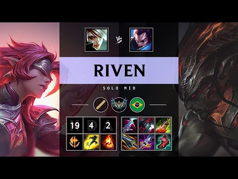 Riven Mid vs Yasuo: Triple Kill, Legendary - BR Challenger Patch 14.24