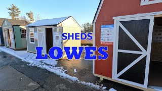 🌀LOWES SHED MODELS AND PRICES 2025