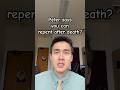 Peter: repent after death #jesus #viral #mormon #jesuschrist #short #lds #christian #bible #gospel