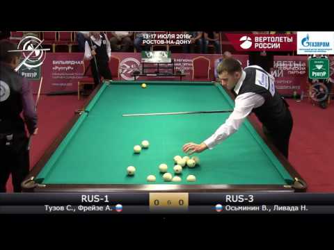 8 RUS-1 (Тузов С., Фрейзе А.) - RUS-3 (Осьминин В., Ливада Н.) КЧМ 2016