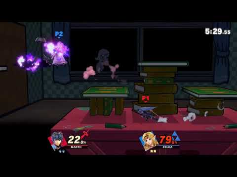 Super Smash Bros. Ultimate Elite! J-AERIAL (Marth) VS Zelda