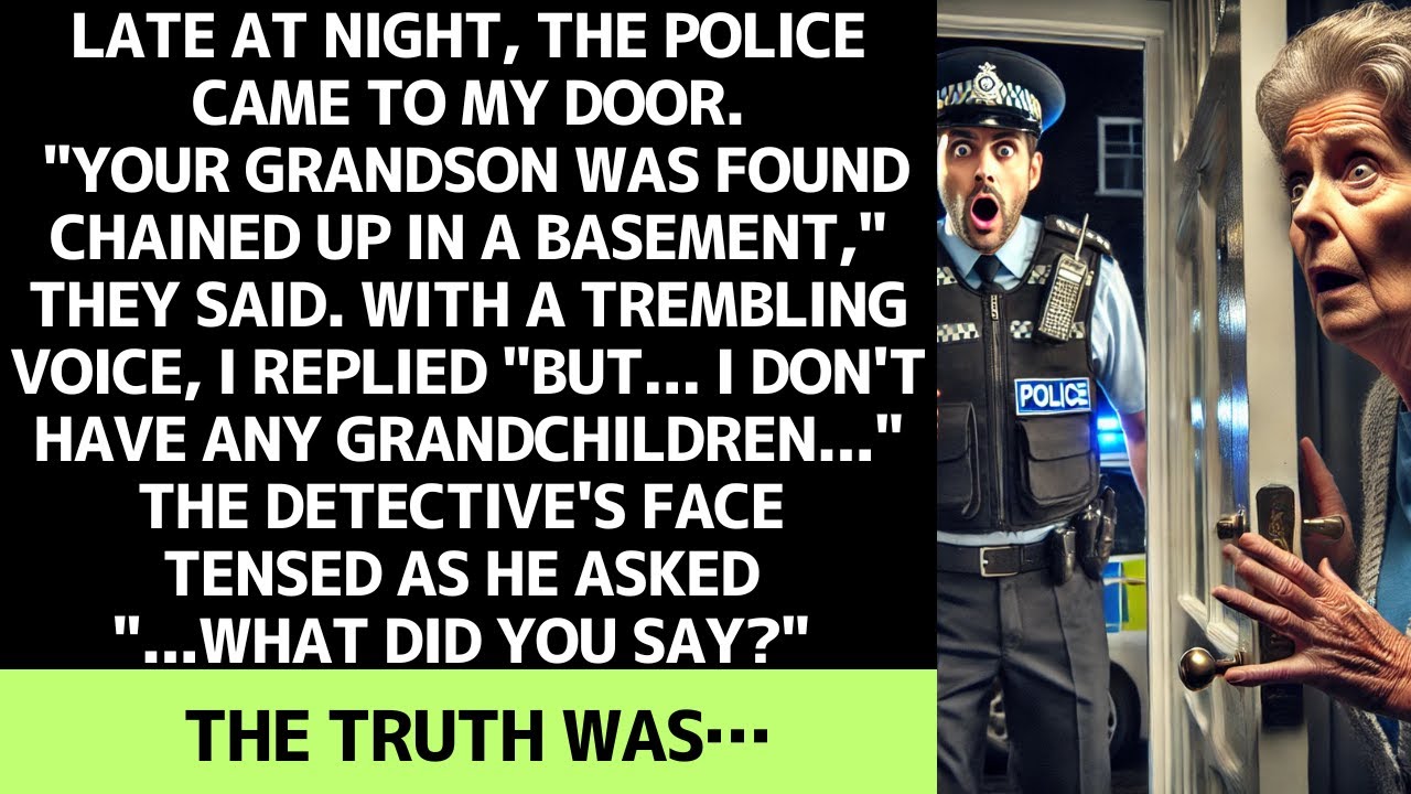 The police came to tell me they found my grandson, but I don't have any grandchildren…