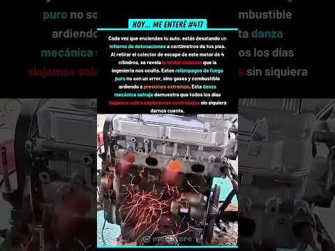 ¡El Infierno Oculto Dentro De Tu Automóvil! 🤯 417% #motor #fisica #autos