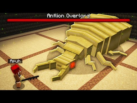 DERROTEI O REI DOS INSETOS GIGANTES DO MINECRAFT