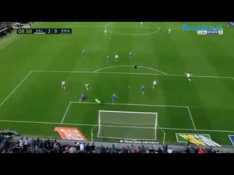 Gol Fabian Orellana Goal 2-0 - Valencia vs Real Madrid 2-0 - La liga 2017