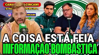 A COISA ESTÁ FEIA LA NO PALMEIRAS! JORNALISTA EXPLICA TUDO O QUE ESTÁ ACONTECENDO, OLHA O CENÁRIO..
