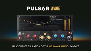 Video thumbnail for Pulsar w495, an accurate emulation of the Neumann w495 3-band EQ. by Pulsar Audio