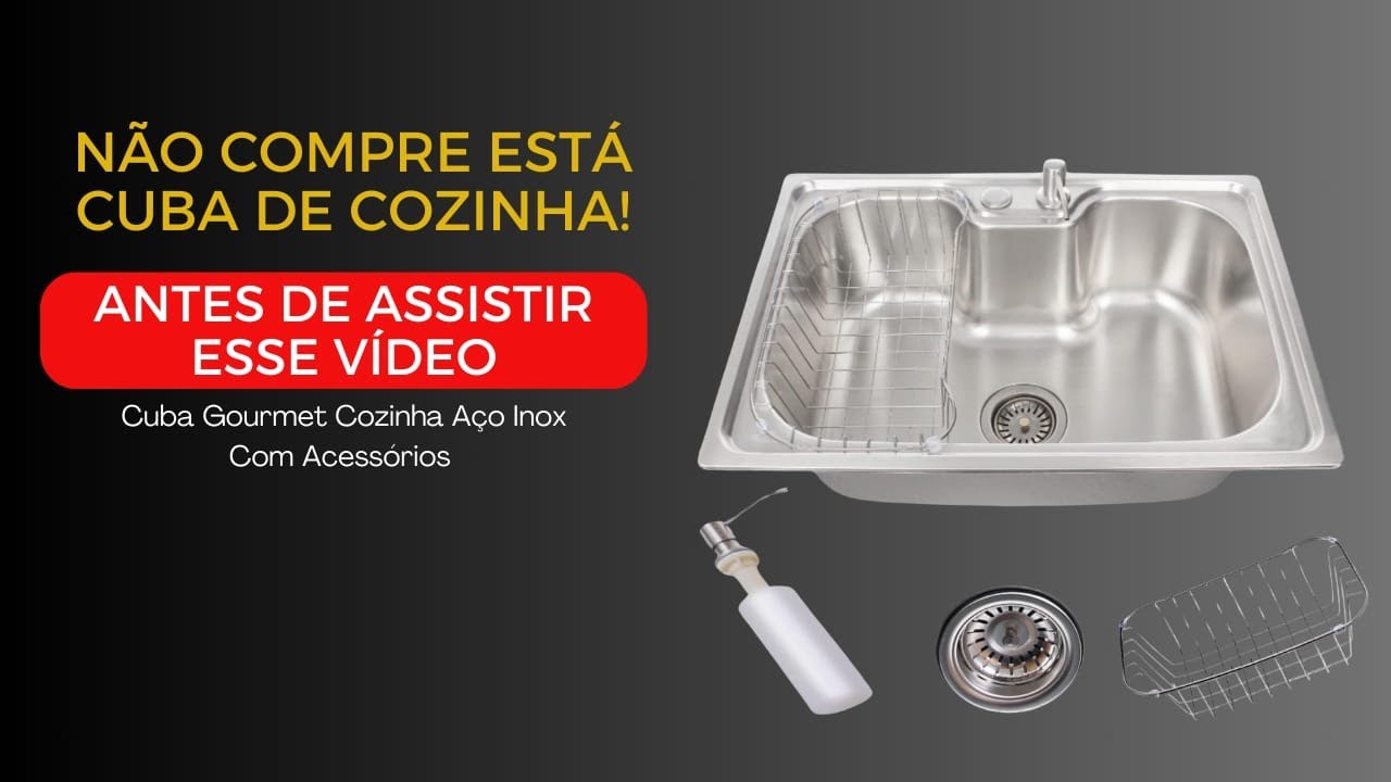 Cuba Gourmet Cozinha Aço Inox Com Acessórios 50x40cm