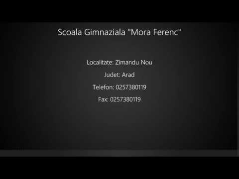 Scoala Gimnaziala "Mora Ferenc" Zimandu Nou