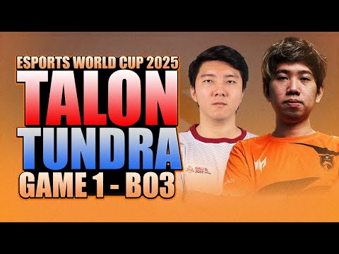 TALON vs TUNDRA  - GAME 1 WATCH PARTY WITH KUKUYS - Esports World Cup 2025
