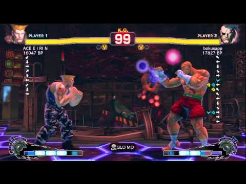 Bonchan [Sagat] vs ACE・EIRIN [Guile] SSF4 Japanese Online Ranked Matches - TRUE-HD