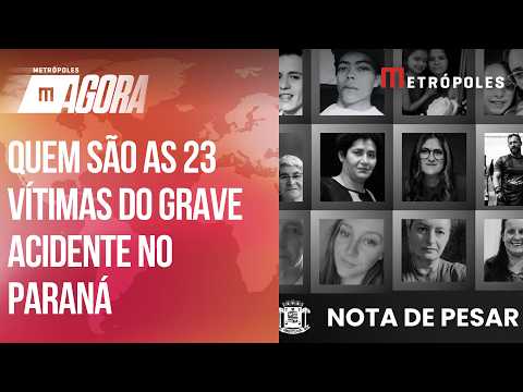 Tragédia em Imbituva: saiba quem são as 23 vítimas do acidente na BR-373