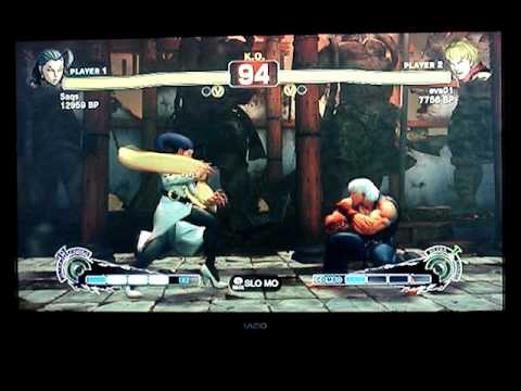 SSF4:  Saqs (Rose) vs eva01 (Ken) - GAF XBL 3 vs 3 Team Tourney - Set 4