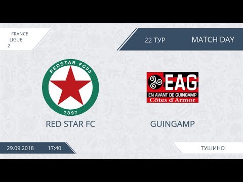 AFL18. France. Ligue 2. Group A. Day 22. Red Star FC - Guingamp.