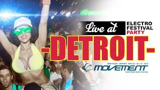 Best Electro Festival Party Video | Mix Electronic Music Festival 2017 | USA Detroit- HD