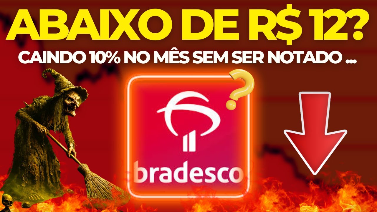 BRADESCO CAINDO com BONS RESULTADOS? POR QUE? ações BBDC3 BBDC4