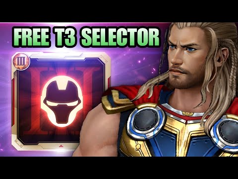 FREE T3 selector for new players | How to get free t3 selector | marvel future fight