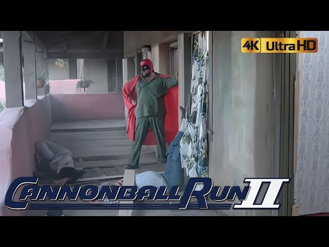 Cannonball Run II (1984)  All The Cannonballers Race Into The Pinto Ranch To Save The Sheik 4K
