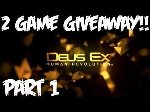 Deus Ex Human Revolution Walkthrough Part 1 [Prologue] - GIVEAWAY - Let's Play (Gameplay)