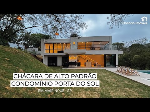 Chácara de Alto Padrão no interior de São Paulo - Condomínio Porta do Sol - Mairinque - SP