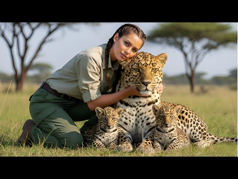 Leopard Returns After 10 Years With Cubs to Honor Woman Who Saved Him