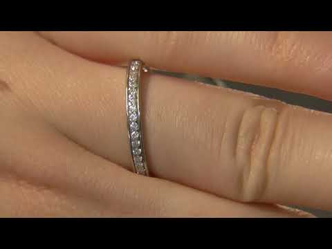 WR3009 0.25 Carat Pave Set Ladies Diamond Wedding Ring
