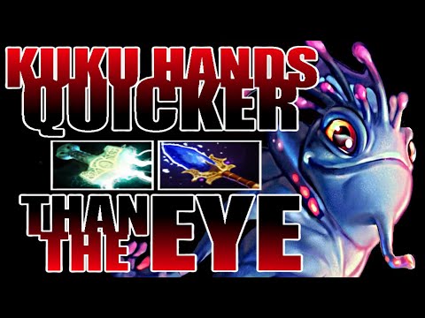 GEEKFAM KUKU - SEE HOW FAST KUKU HAND, BRO'S BATTLE KUKU PUCK LORD VS RAVEN RIKI 7.24 GAMEPLAY