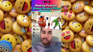 Ranking Funniest Disney Parents Filter!