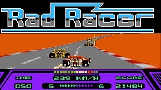 Rad Racer (NES) video game | full game session for F1 Machine 🎮