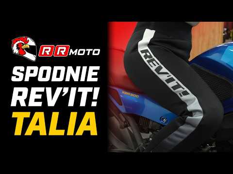 REVIT TALIA _ damskie legginsy motocyklowe z wysokim stanem i ochraniaczami SEESMART