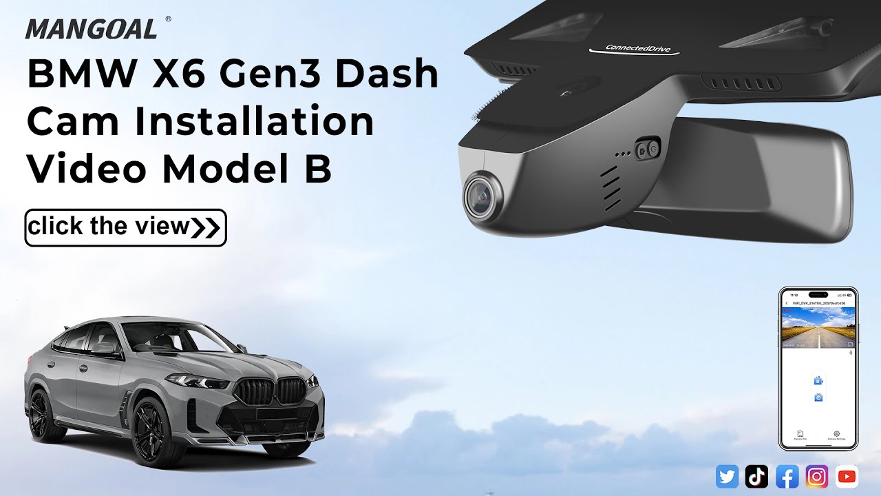 BMW X6 Gen3 G06 X6M M50i xDrive40i sDrive40i Mangoaltech dashcam 008Q