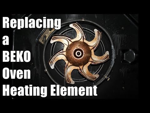 How to change an Oven Heating Element on a Beko Oven - Fan Oven not heating up?