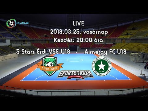 Futsal U-18: 5 Stars Érdi VSE - Airnergy FC U18