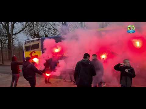 Aankomst Cambuurstadion