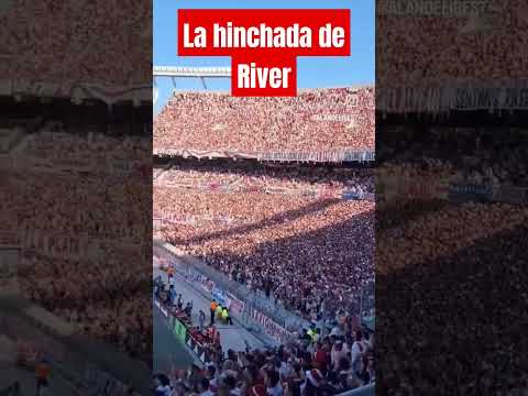 "la hinchada de River en el Monumental" Barra: Los Borrachos del Tablón • Club: River Plate • País: Argentina