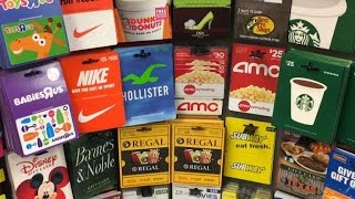 Cómo convertir las tarjetas de regalo en dinero en efectivo