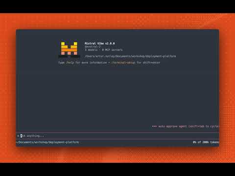 Unified agent modes in Mistral Vibe CLI