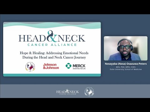 Hope & Healing: Addressing Emotional Needs During The HNC Journey