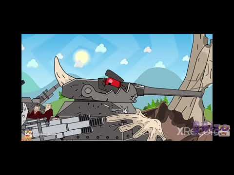 reverse fight Kv 44m vs Demon ratte - cartoon about tanks homeanimations